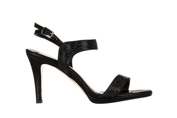 Sandały Bayla-187 587-536 Black 22 187049, Czarny, Skóra ekologiczna - 40. Czarne sandały damskie Bayla, bez wzorów, z materiału, bez obcasa, bez zapięcia. W wyprzedaży za 134.10 zł.