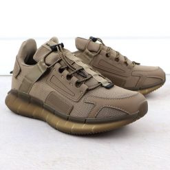 Buty sportowe męskie brązowe McArthur MC4. Brązowe buty sportowe męskie McArthur, ze skóry ekologicznej, bez zapięcia, trekkingowe. Za 94.50 zł.