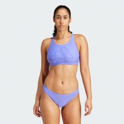 Góra Bikini Big Bars. Niebieskie bikini damskie Adidas, s, bez wzorów. Za 119.00 zł.