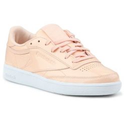 Buty Reebok Club C 85 Patent W BS9778 różowe. Czerwone obuwie sportowe damskie bez wzorów, z materiału, Reebok Club. Za 544.84 zł.