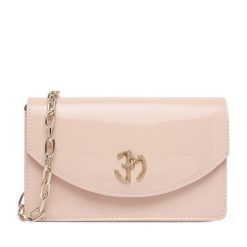 Torebka Eva Minge. Czerwone kopertówki damskie Eva Minge, bez wzorów, bez dodatków. Za 199.99 zł.