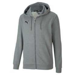 Bluza z kapturem Puma team Goal 23 Casuals. Szare bluzy męskie Puma, xs, bez wzorów, z bawełny, z kapturem. Za 223.99 zł.