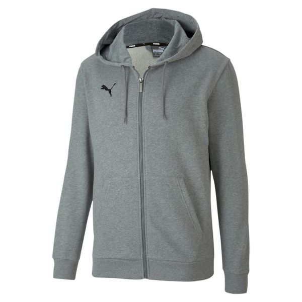 Bluza z kapturem Puma team Goal 23 Casuals. Szare bluzy męskie Puma, xs, bez wzorów, z bawełny, z kapturem, na fitness i siłownię. Za 228.99 zł.