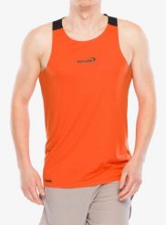 Koszulka do biegania męska Inov-8 Airlite Pro Vest. Brązowe koszulki sportowe męskie Inov-8, m, bez wzorów, bez kołnierzyka, bez ramiączek, do biegania. Za 246.39 zł.