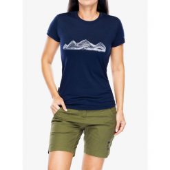Koszulka merino damska Sensor Merino Active PT Tee SS. Niebieskie koszulki sportowe damskie Sensor, bez wzorów, bez kołnierzyka, bez ramiączek. Za 287.99 zł.