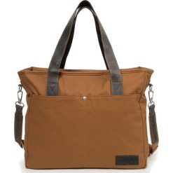 Torebka "Kerr Axer" w kolorze jasnobrązowym - 40 x 33 x 12 cm. Torebki do ręki damskie Eastpak, w paski, z materiału. W wyprzedaży za 217.95 zł.