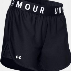 Spodenki treningowe damskie Under Armour Play Up 5 In. Czarne szorty sportowe damskie Under Armour, xs, bez wzorów, sportowe. Za 73.99 zł.