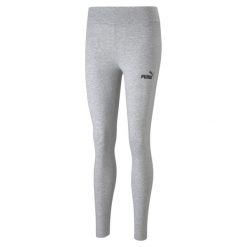 Damskie legginsy Essentials PUMA Light Gray Heather. Czarne legginsy damskie Puma, bez wzorów, na fitness i siłownię. Za 106.15 zł.