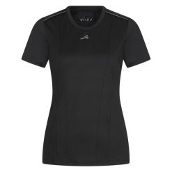 Damska koszulka do jazdy konnej Euro-Star Ella. Czarne t-shirty damskie EURO-STAR, bez wzorów, retro, bez kołnierzyka. Za 312.00 zł.