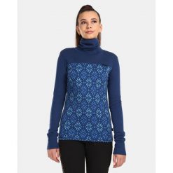 Sweter damski Kilpi Jannu. Czerwone swetry damskie Kilpi, na zimę, l, bez wzorów, z wełny, sportowe, bez kołnierzyka, bez ramiączek, bez kaptura. Za 370.41 zł.