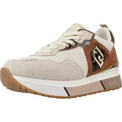 Buty LIU-JO MAXI WONDER Beżowy. Brązowe obuwie sportowe damskie Liu Jo, bez wzorów, ze skóry, trekkingowe. Za 654.62 zł.
