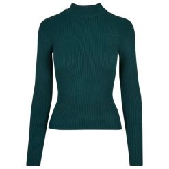 Damski sweter z prążkowanym golfem Urban Classics GT. Czerwone swetry damskie Urban Classics, na zimę, bez wzorów, z dzianiny, eleganckie, bez kołnierzyka, bez ramiączek, bez kaptura. Za 166.00 zł.