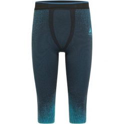 Legginsy termoaktywne męskie Odlo BLACKCOMB ECO. Niebieskie legginsy sportowe męskie Odlo, m, bez wzorów, trekkingowe. W wyprzedaży za 311.99 zł.