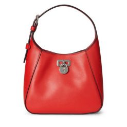Torebka LAUREN RALPH LAUREN. Czerwone listonoszki damskie Lauren Ralph Lauren, bez wzorów, bez dodatków. Za 869.99 zł.