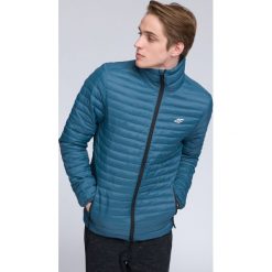 Kurtka puchowa męska KUM003 - morska zieleń. Kurtki męskie marki 4f. W wyprzedaży za 249.99 zł.