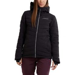 Kurtka narciarska damska Punch Padded Jacket. Czarne kurtki sportowe damskie Fundango, na zimę, l, bez wzorów, z syntetyku, bez kaptura, narciarskie. W wyprzedaży za 599.00 zł.