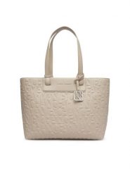 Armani Exchange Torebka XW001481 AF15774 U6208 Beżowy. Brązowe torebki do ręki damskie Armani Exchange, bez wzorów, ze skóry, bez dodatków. Za 564.99 zł.