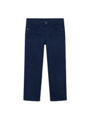 Mayoral Spodnie materiałowe 505 Granatowy Regular Fit. Niebieskie spodnie materiałowe dla chłopców Mayoral, bez wzorów, z bawełny. Za 109.99 zł.