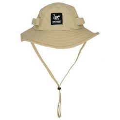 Czapka - UPF50 / wodoodporna - rozmiary S/M i L/XL (piaskowa). Brązowe czapki i kapelusze damskie SURF MONKEY, bez wzorów, z tkaniny. Za 179.95 zł.