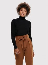 ONLY Golf Venice 15183772 Czarny Regular Fit. Czarne swetry damskie Only, s, bez wzorów, z wiskozy, bez kołnierzyka, bez ramiączek, bez kaptura. Za 119.99 zł.