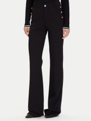 Guess Spodnie materiałowe W5BB16 KCMU2 Czarny Flare Fit. Czarne spodnie materiałowe damskie Guess, xl, z aplikacjami, z materiału. Za 519.99 zł.