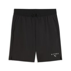 Męskie szorty PUMA x HYROX PWRTRAIN 7" PUMA. Czarne krótkie spodenki sportowe męskie Puma, l, bez wzorów, z materiału, na fitness i siłownię. Za 199.00 zł.