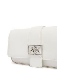 Armani Exchange Torebka XW002567 AF12039 U0011 Biały. Białe listonoszki damskie Armani Exchange, bez wzorów, ze skóry, bez dodatków. Za 439.99 zł.