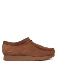 Clarks Półbuty Wallabee Lite 26327580 Brązowy. Brązowe półbuty na co dzień męskie Clarks, ze skóry, bez zapięcia. Za 429.99 zł.