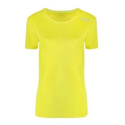 Koszulka damska DIADORA L. SS CORE TEE. Żółte koszulki sportowe damskie Diadora, l, bez wzorów, bez kołnierzyka, bez ramiączek. Za 39.99 zł.