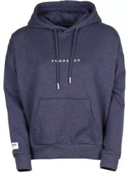 Damska bluza z kapturem Fundango Haley. Niebieskie bluzy sportowe damskie Fundango, s, bez wzorów, z bawełny, z kapturem, trekkingowe. Za 239.90 zł.