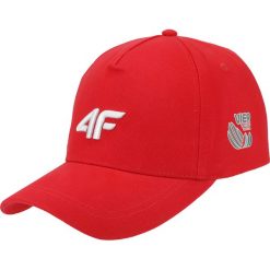 Czapka z daszkiem 4Hills CAU100 - czerwony. Czapki i kapelusze damskie marki 4f. Za 49.99 zł.