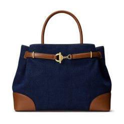 Torebka LAUREN RALPH LAUREN. Niebieskie torebki do ręki damskie Lauren Ralph Lauren, bez wzorów, klasyczne, bez dodatków. Za 2,199.00 zł.