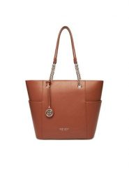 Nine West Torebka CEO-NEBRASKA-LDA8208 Brązowy. Brązowe torebki do ręki damskie Nine West, bez wzorów, z materiału, bez dodatków. Za 249.99 zł.