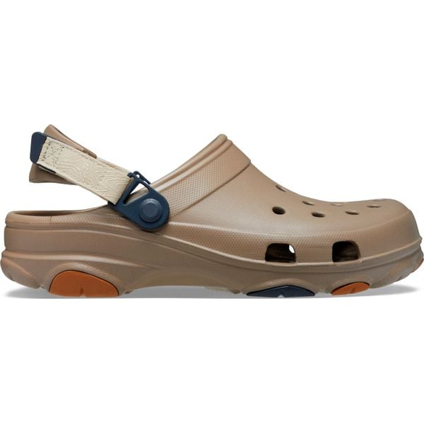 Sandały CROCS ALL-TERRAIN CLASSIC Zielony. Brązowe klapki męskie Crocs, z gumy, bez zapięcia. Za 229.00 zł.