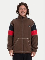 Quiksilver Polar Clean Coast Block EQYPF03065 Brązowy Loose Fit. Brązowe bluzy męskie Quiksilver, l, bez wzorów, z polaru, bez kaptura. Za 339.99 zł.