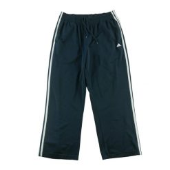 Second life - Joggings męskie Adidas Essential 3 Paski - Jak nowy. Niebieskie paski damskie Adidas, bez wzorów, casualowe. Za 106.46 zł.