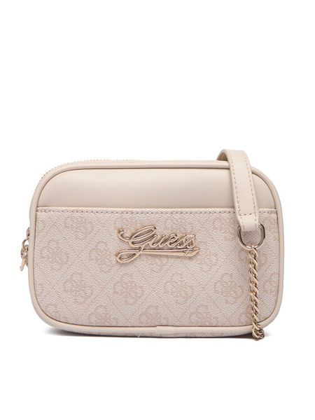 Guess Torebka J6RZ27 WFMF0 Beżowy. Brązowe torby i plecaki dziecięce Guess, ze skóry. Za 259.99 zł.