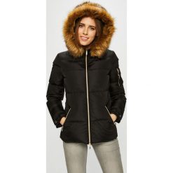 Geox - Kurtka puchowa. Brązowe kurtki damskie Geox, z materiału. Za 1,499.00 zł.