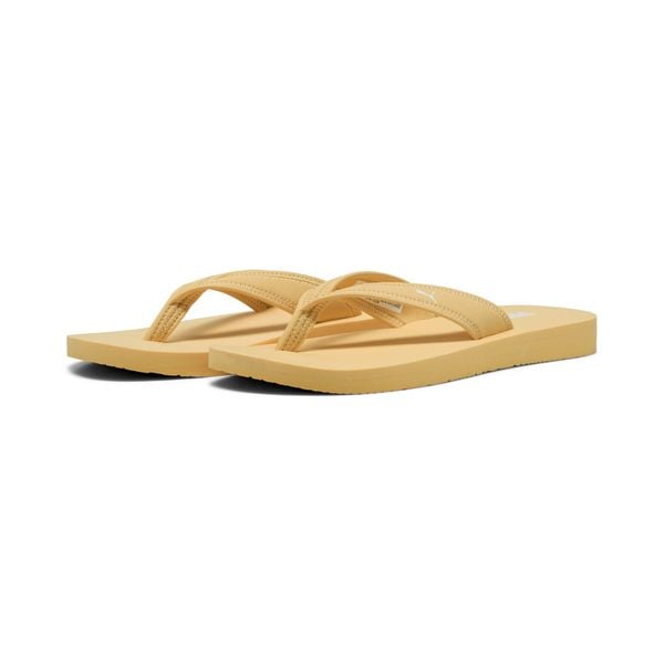 Damskie klapki Sandy PUMA Almost Apricot White Orange. Białe klapki damskie Puma, bez wzorów, z materiału, bez obcasa. Za 110.23 zł.