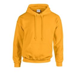 Bluza Z Kapturem Dla Dorosłych Unisex Heavy Blend. Żółte bluzy męskie Gildan, m, bez wzorów, z kapturem. Za 74.99 zł.