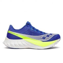 Buty do biegania męskie Saucony Endorphin Pro 4. Niebieskie buty sportowe męskie Saucony, bez zapięcia, do biegania. W wyprzedaży za 880.60 zł.