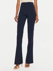 Rinascimento Spodnie materiałowe CFC0119998003 Granatowy Regular Fit. Niebieskie spodnie materiałowe damskie Rinascimento, xl, bez wzorów, z materiału. Za 349.99 zł.