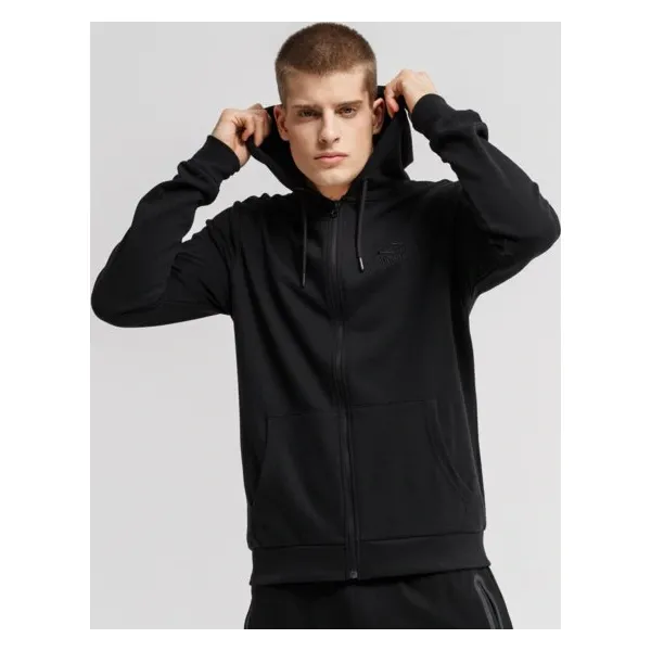 Umbro Bluza Rozpinana Z Kapturem Cedric , czarny, rozmiar M. Czarne bluzy męskie Umbro, m, z aplikacjami, z bawełny, z kapturem. Za 99.99 zł.