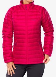 Kurtka puchowa damska Rab Microlight Jacket. Czerwone kurtki damskie RAB, s, bez wzorów, z materiału, bez kaptura. Za 637.99 zł.
