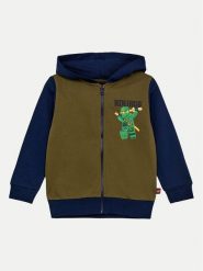 LEGO Bluza LWSCOUT 12011305 Khaki Regular Fit. Brązowe bluzy dla chłopców LEGO, bez wzorów, z bawełny, bez ramiączek, bez kaptura. Za 149.99 zł.