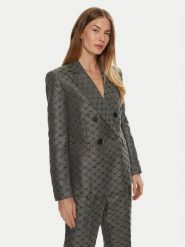 Lola Casademunt by Maite Marynarka MF2402003 Szary Regular Fit. Szare żakiety damskie Lola Casademunt by Maite, s, bez wzorów, z syntetyku. Za 509.99 zł.