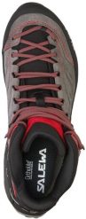Salewa MTN Trainer Mid GTX Męski Dorosły Ciemnoszary, Szary, Czerwony. Czerwone trekkingi męskie Salewa. Za 1,005.87 zł.