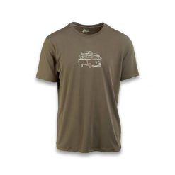 T-Shirt Ande New Van Dorośli. Zielone t-shirty męskie ANDE, l, bez wzorów, z materiału, klasyczne, bez kołnierzyka. Za 173.99 zł.