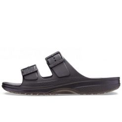 Sandały Crocs Saturday Sandal W Damskie. Czarne sandały damskie Crocs, bez wzorów, bez obcasa, bez zapięcia. Za 199.99 zł.