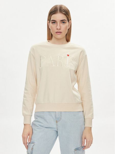 JDY Bluza Paris 15221015 Biały Regular Fit. Białe bluzy damskie JDY, l, bez wzorów, z syntetyku, bez kaptura. Za 99.99 zł.